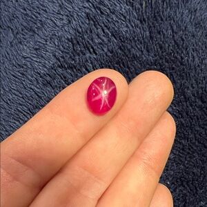 Gorgeous Star Sapphire / Star Ruby Unidentified Loose Gemstone